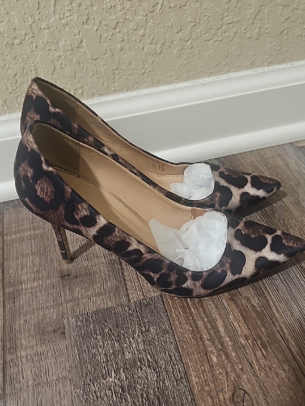 J. Crew Leopard Print Pointed-Toe Stiletto Pumps - Brown/Black